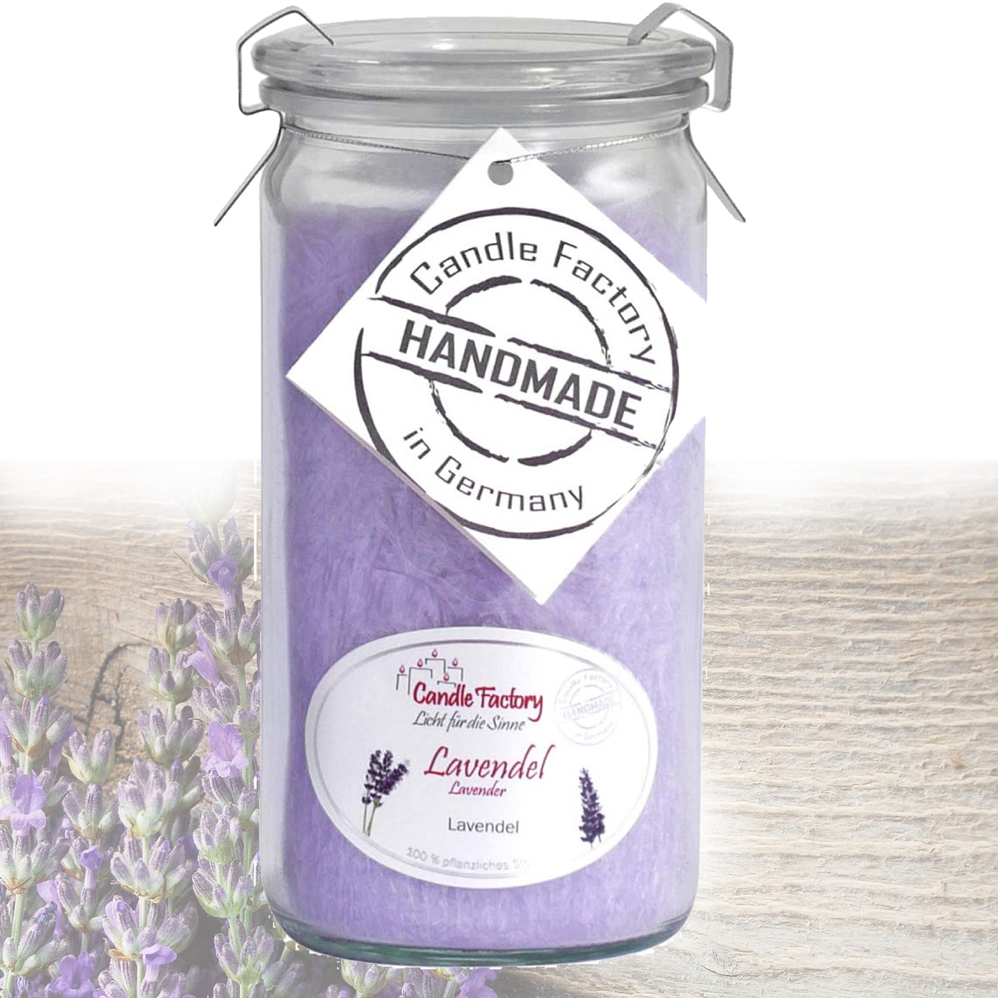 Mini-Jumbo "Lavendel", Stearin, lila