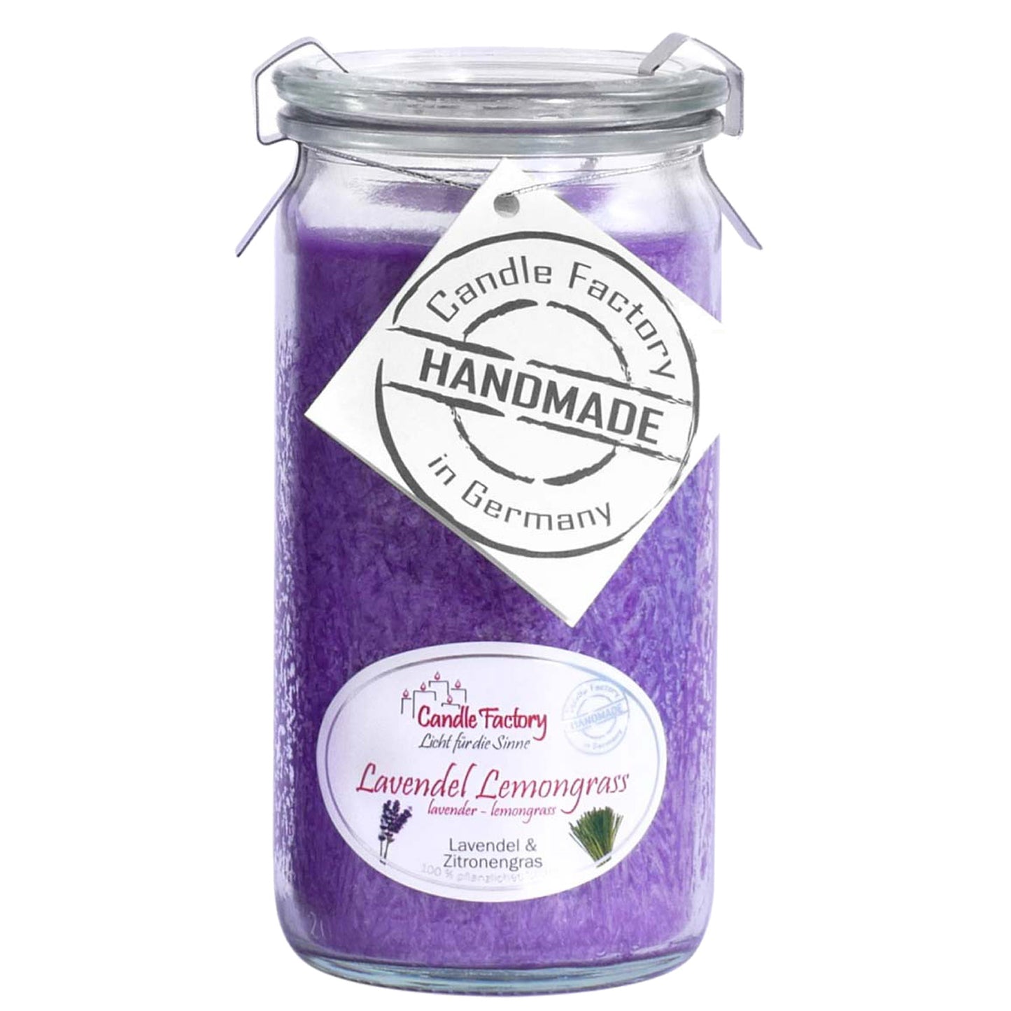 3er Set Mini Jumbo "Creme, Wildblume, Lavendel Lemongras", Sterarin