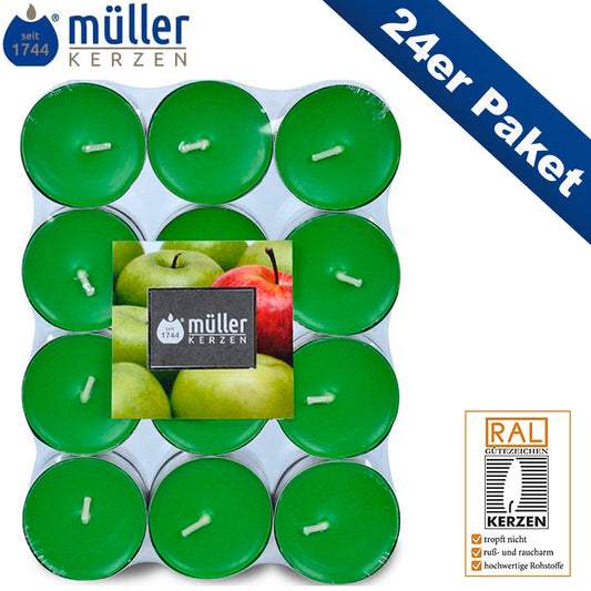 Müller Duft-Teelichte, 24 Stk, Juicy Apple
