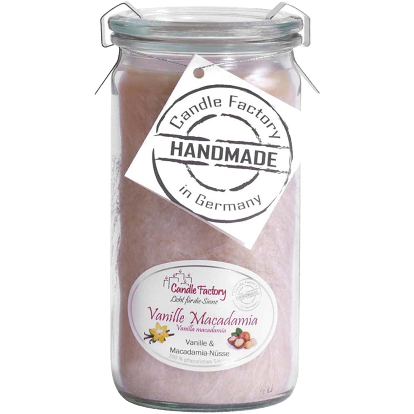 3er Set Mini Jumbo "Vanille Macadamia, Mandel Karamell, French Vanilla", Sterarin