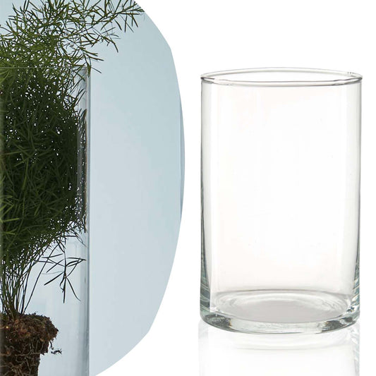 Lotta Zylinder Vase, aus Glas, HxB 15 x 10 cm