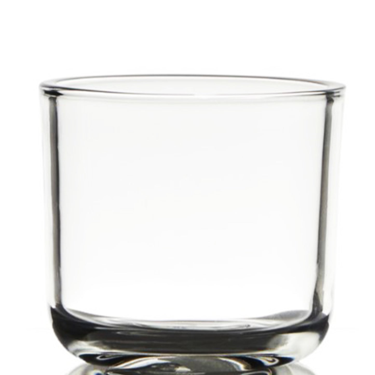 2er Set Cooper Kerzenglas, Windlichtglas, HxB 12,5 x 14 cm, klar