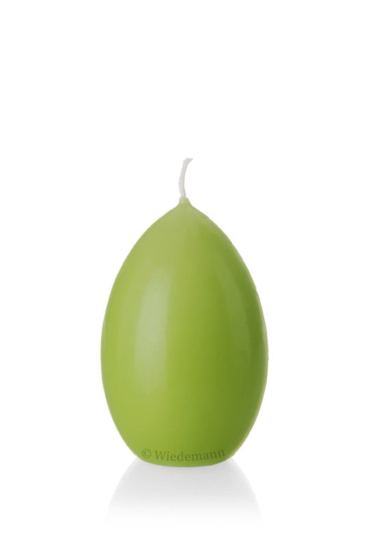 Eierkerze, Osterei, 9 x 6,2 cm, grün