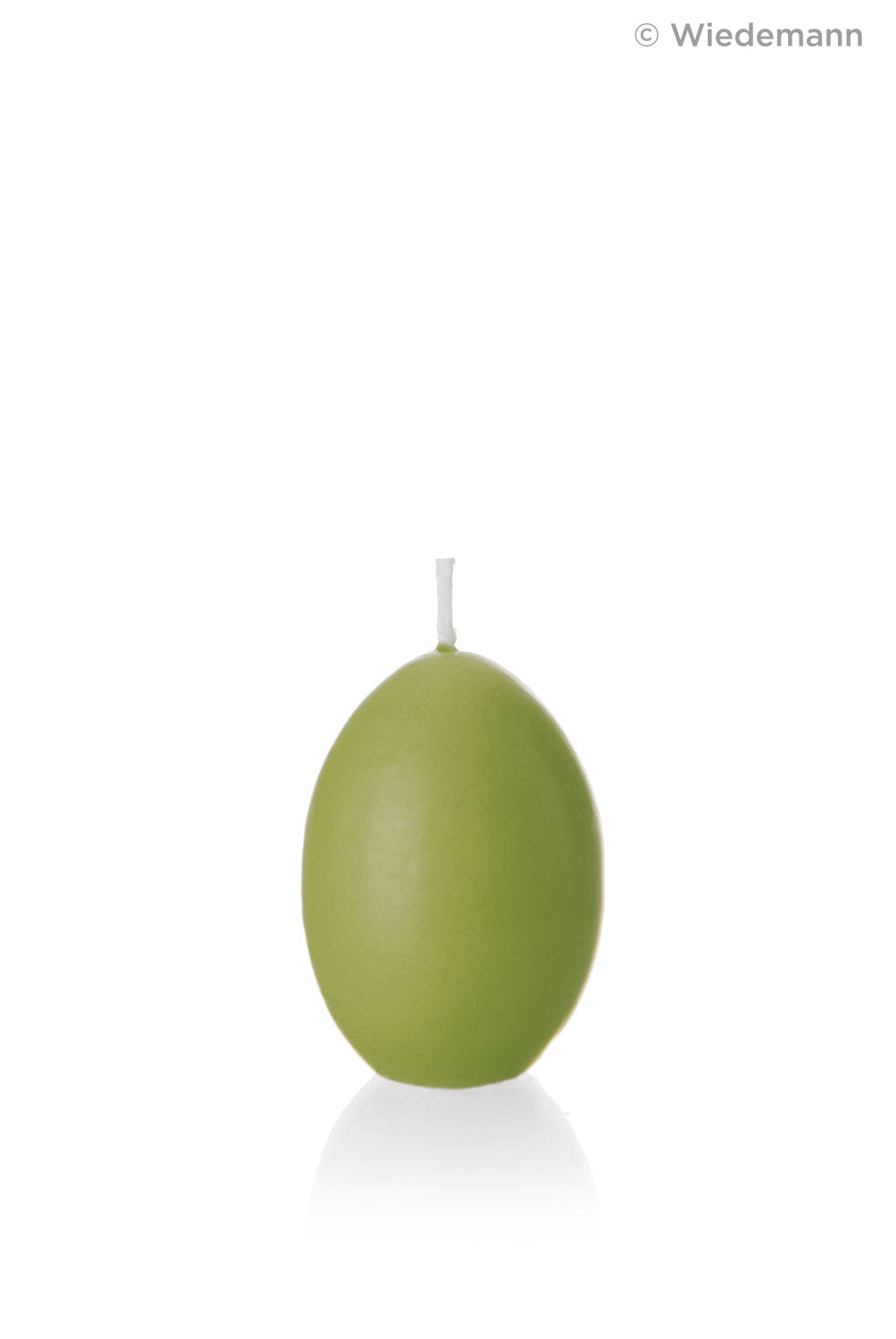 Eierkerze, Osterei, 6,1 x 4,4 cm, grün