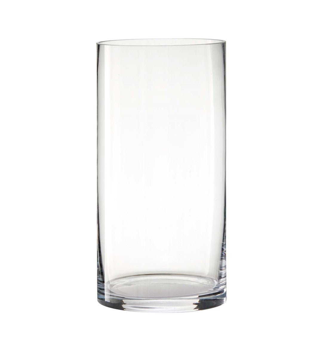 2er Set Lotta Zylinder Vase, aus Glas, zwei Größen,