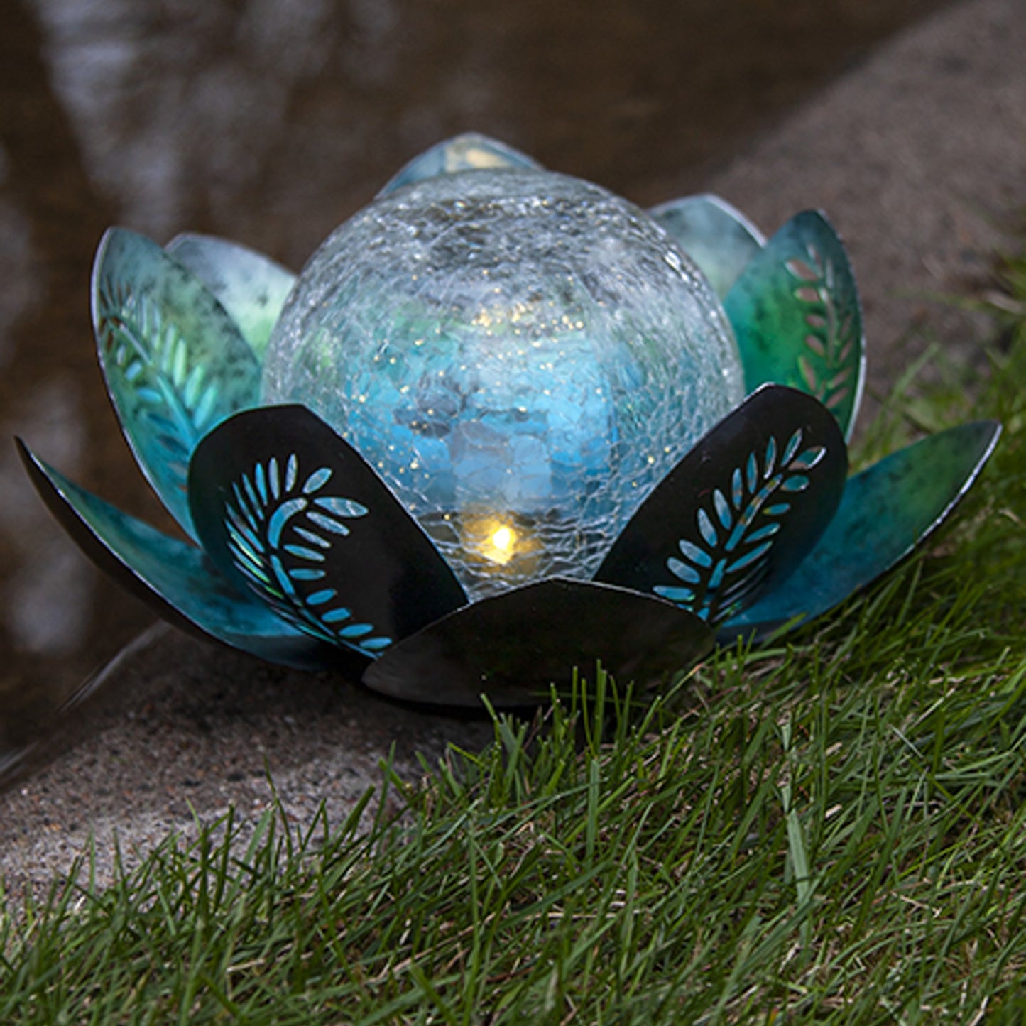 SOLAR Leuchte "Lilly" (LED), 24 x 12 cm