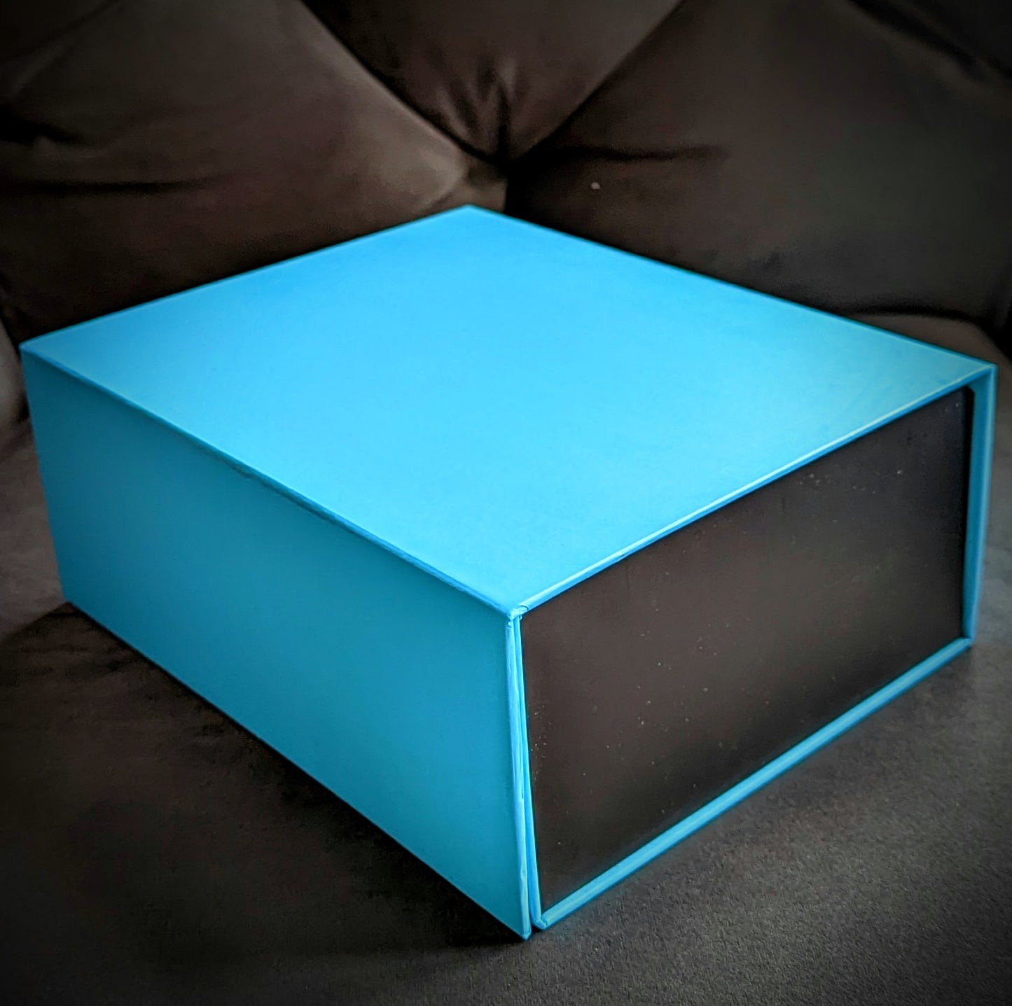 2er Pack Geschenkbox / Ordnungsbox, hellblau