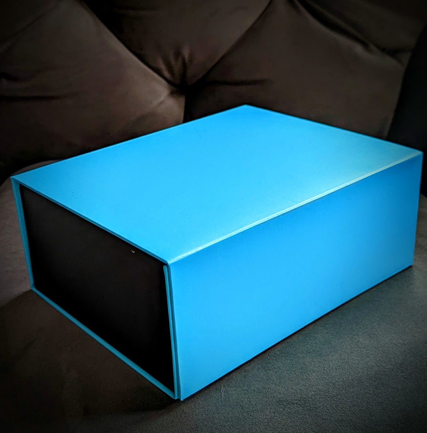 2er Pack Geschenkbox / Ordnungsbox, hellblau